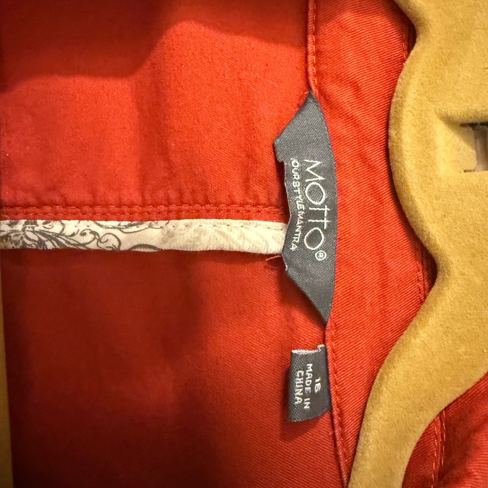 Motto Red Women's Blazer Jacket